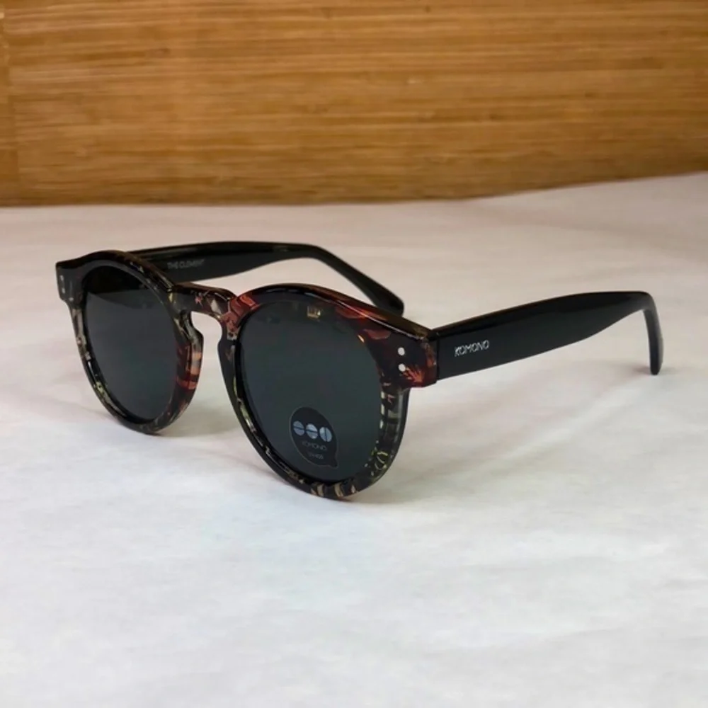 KOMONO Clement Fern Sunglasses NEWround floral